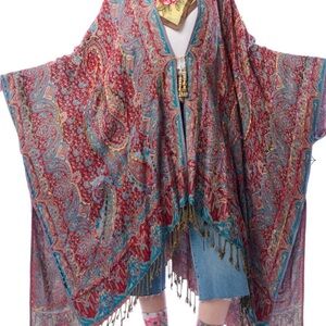 Bohemian Paisley Kimono NWT